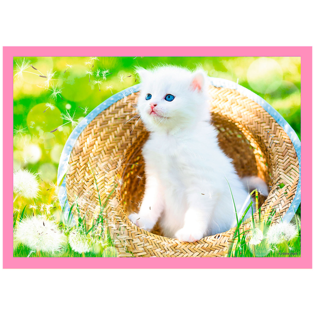 Пазлы - Пазл Trefl Веселые котики 4 в 1 (34396)#3