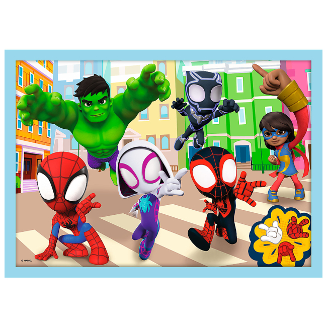 Пазли - Пазли Trefl Команда Павучка 4 в 1 (34611)#3