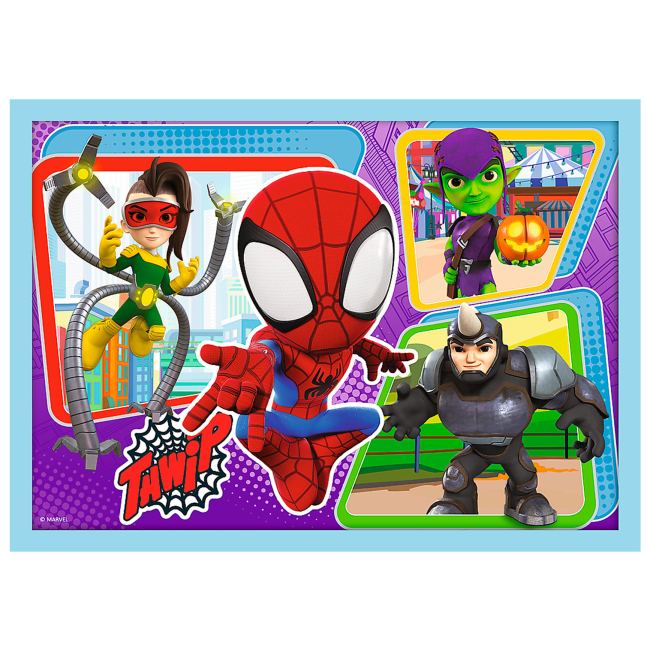 Пазли - Пазли Trefl Команда Павучка 4 в 1 (34611)#5