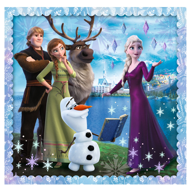 Пазлы - Пазл Trefl Холодное сердце 2 3 в 1 (34853)#4