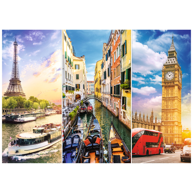 Пазли - Пазли Trefl Подорож Європою 4000 елементів (45009)#2
