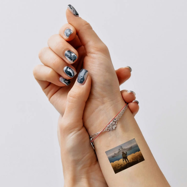 Косметика - Набір тату для тіла Tattooshka Руский военний корабель іді... (L-53)#2