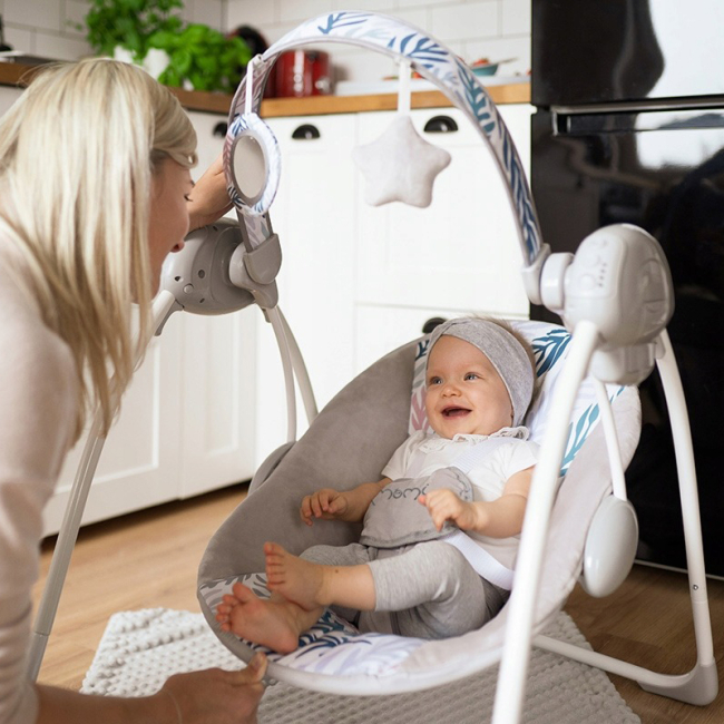 Кресла-качалки - Качалка MoMi Liss leafs (BULE00002)#5