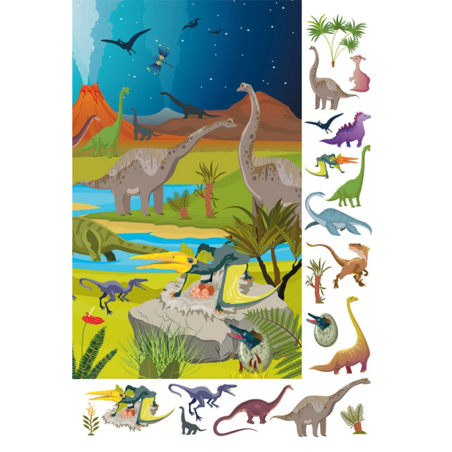 Книги-картинки для детей (2-6 лет) - Книжка « Віммельбух Динозаври» (9786175470923)#2