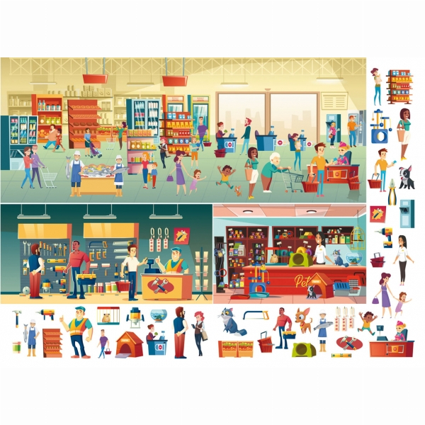 Книги-картинки для детей (2-6 лет) - Книжка « Віммельбух Професії» (9789669870889)#2