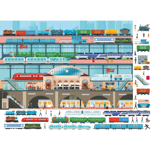 Книги-картинки для детей (2-6 лет) - Книжка «Віммельбух Транспорт» (9786175470886)#2