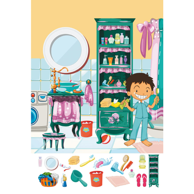 Книги-картинки для детей (2-6 лет) - Книжка « Віммельбух У будинку» (9786175470909)#4