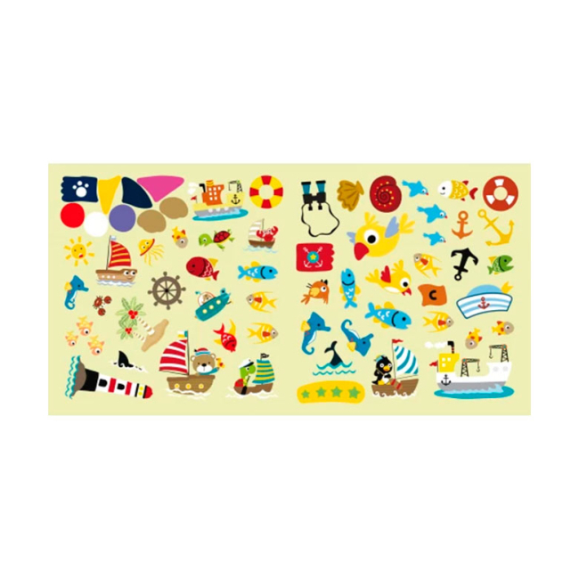 Раскраски и активитибуки (2-6 лет) - Книжка «Розмальовки аплікації завдання Кораблі 40 наліпок» (9789669876621)#3