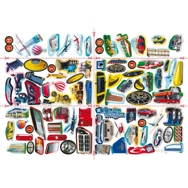 Розмальовки та актівітібуки (2-6 років) - Книжка «Меганаліпки. Техніка» (9789669871732)#3