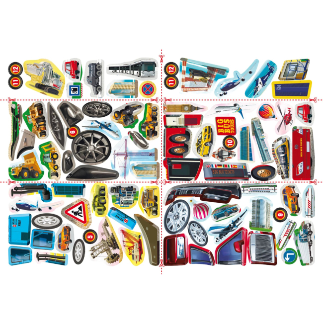 Розмальовки та актівітібуки (2-6 років) - Книжка «Меганаліпки. Техніка» (9789669871732)#4