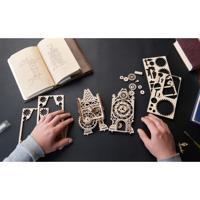 3D-пазлы - Трехмерный пазл Ukrainian Gears Старая часовая башня (70169)#5