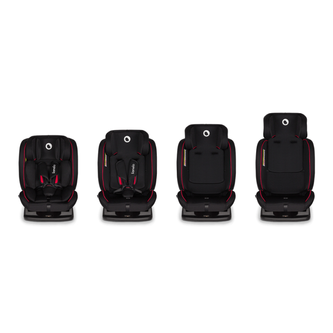 Автокрісла й аксесуари - Автокрісло Lionelo AART black carbon red (AART BLACK CARBON RED)#4