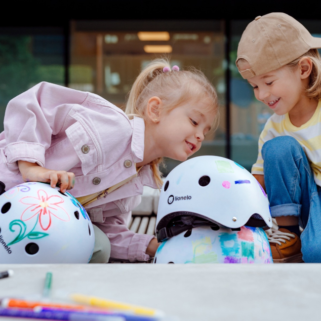 Захисне спорядження - Шолом Lionelo Helmet white (LO-HELMET WHITE)#6