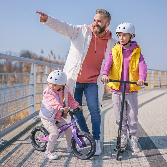 Біговели - Біговел Lionelo Bart air pink violet (LOE-BART AIR PINK VIOLET)#5