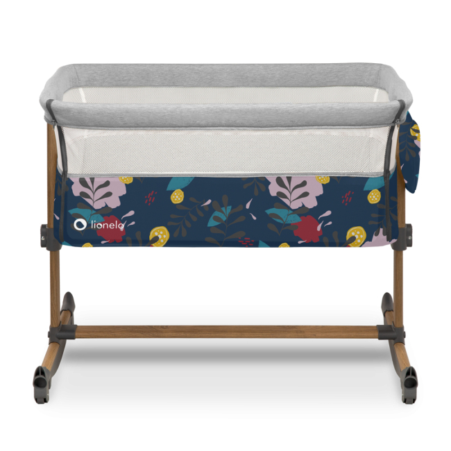 Манежи - Приставная кроватка Lionelo Leonie blue navy (LO-LEONIE BLUE NAVY)#4