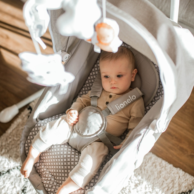 Манежи - Укачивающий центр Lionelo Henny Grey Dove (LO-HENNY GREY DOVE)#5