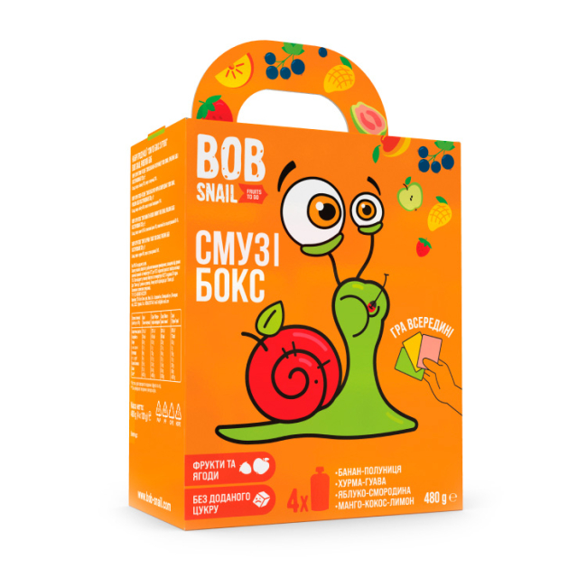 Солодощі - Набір Bob Snail Смузі бокс з коміксом (4820219345404)#2