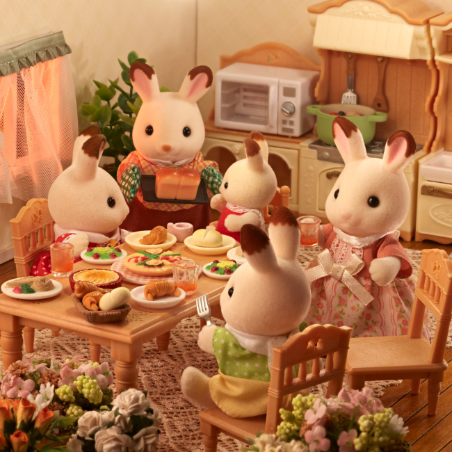 Фигурки животных - Игровой набор Sylvanian Families Семья шоколадных кроликов (5655)#3