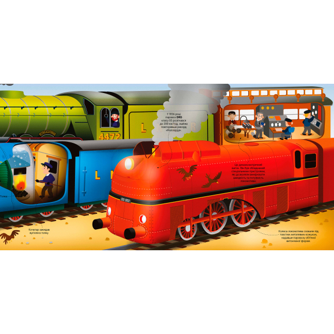 Познавательные книги (4-10 лет) - Книжка «Велика книга потягів» Меґан Калліс (9786175230138)#3