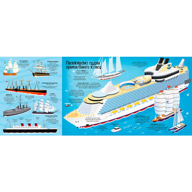 Познавательные книги (4-10 лет) - Книжка «Велика книга кораблів» Мінна Лейсі (9786175230121)#4