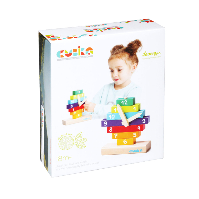 Розвивальні іграшки - Дитячий конструктор Cubika Годинник (14354)#4
