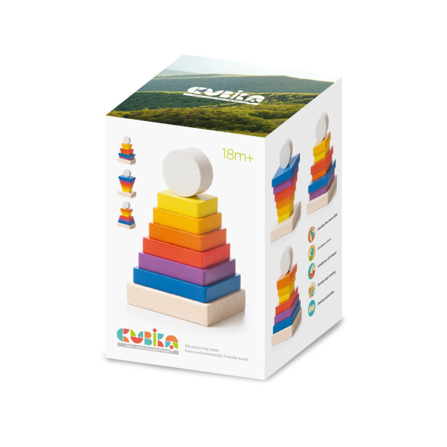 Развивающие игрушки - Пирамидка Cubika LD-14 (15269)#2