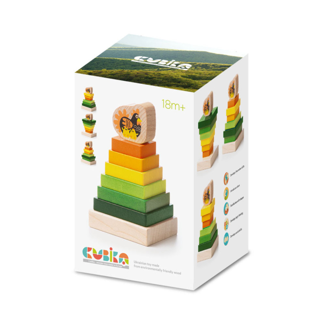 Развивающие игрушки - Пирамидка Cubika LD-15 (15276)#2