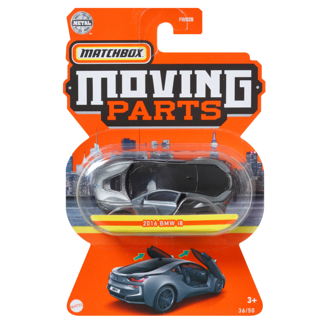Автомоделі - Автомодель Matchbox Moving parts 2016 BMW i8 (FWD28/HFN82)#5