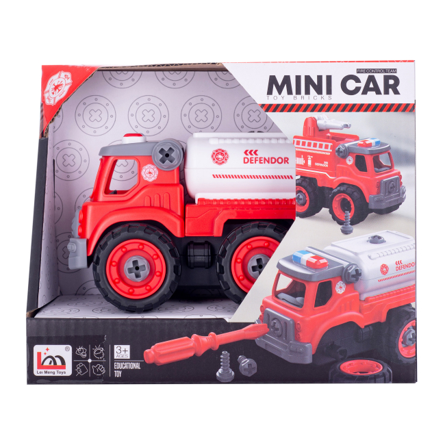Конструктори з унікальними деталями - Конструктор DIY Spatial Creativity Пожежна цистерна (CJ-1614180)#3