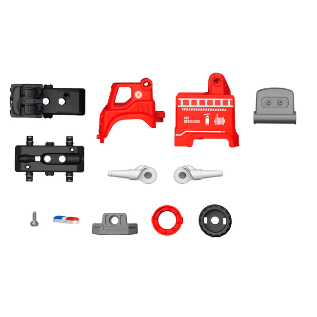 Конструктори з унікальними деталями - Конструктор DIY Spatial Creativity Пожежний спецтранспорт (CJ-1614177)#2