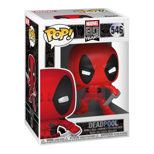 Фигурки персонажей - Фигурка Funko Pop Marvel 80-е Дедпул (44154)#3