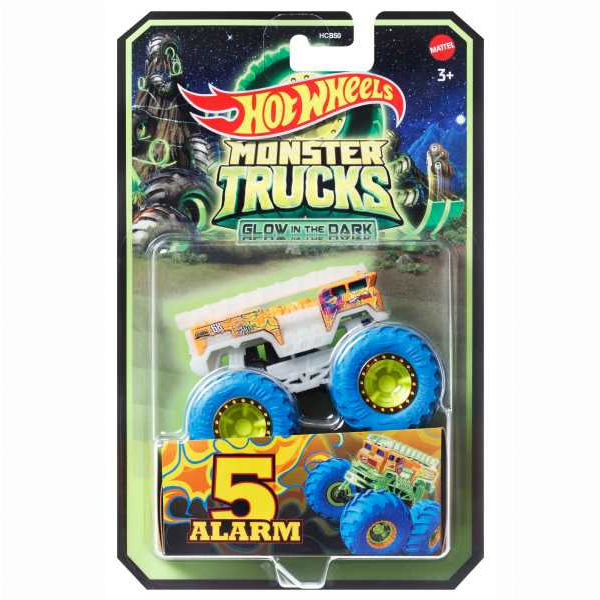 Автомоделі - Автомодель Hot Wheels Monster Trucks Glow in the Dark в асортименті (HCB50)#7