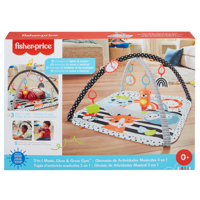 Развивающие коврики - Развивающий коврик Fisher-Price Веселые развлечения 3 в 1 (HBP41)#2