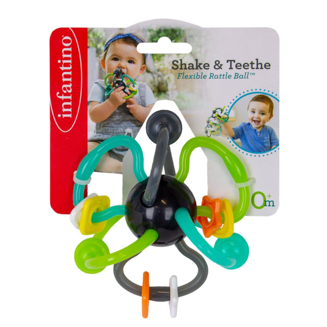 Брязкальця, прорізувачі - Гнучке брязкальце Infantino Кусь-кусь (216569)#2