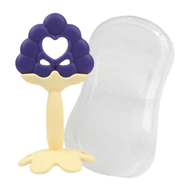 Погремушки, прорезыватели - Прорезыватель Nature Love Mere Виноград в футляре (8809402095087)#2