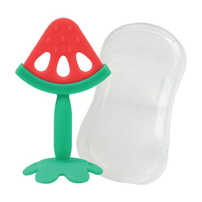 Погремушки, прорезыватели - Прорезыватель Nature Love Mere Арбуз в футляре (8809402095063)#2