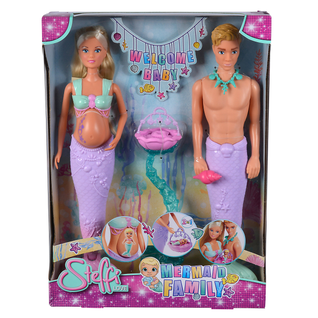 Ляльки - Ляльковий набір Steffi & Evi Love Сім'я русалок (5733524)#4