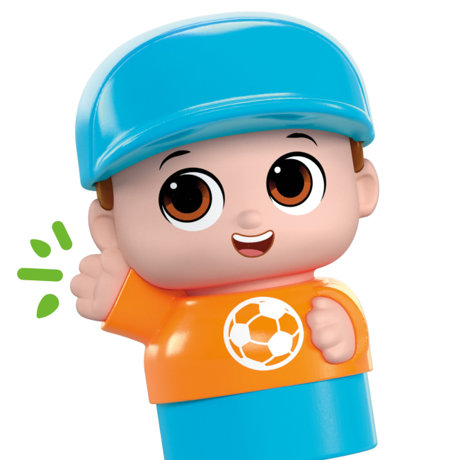 Развивающие игрушки - Тележка-каталка Mega Bloks Конструктор на колесах (HHN00)#2