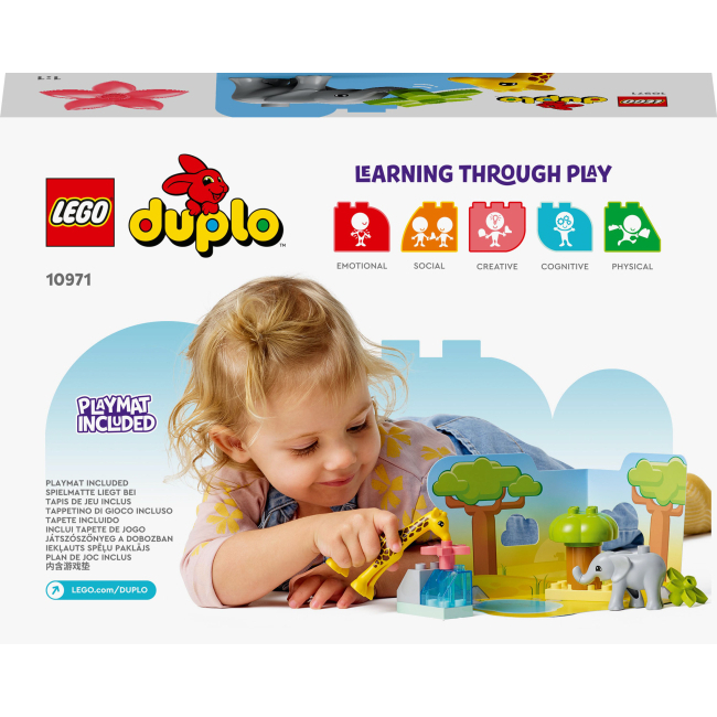 Конструктори LEGO - Конструктор LEGO DUPLO Дикі тварини Африки (10971)#3