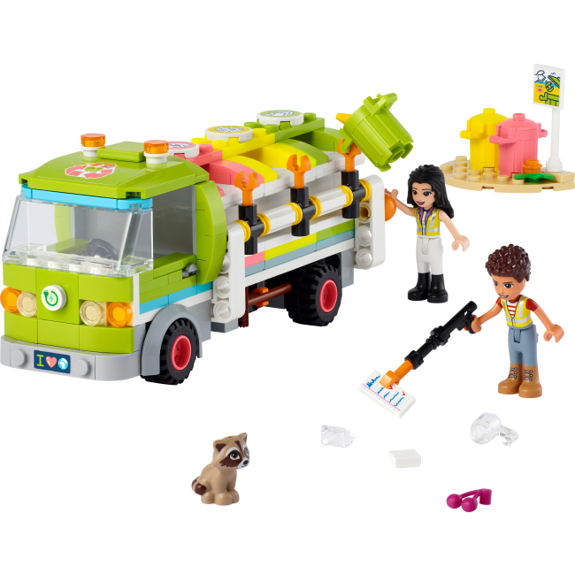 Конструктори LEGO - Конструктор LEGO Friends Сміттєпереробна вантажівка (41712)#2