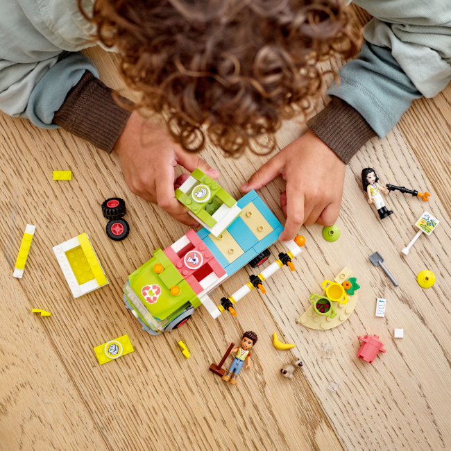 Конструктори LEGO - Конструктор LEGO Friends Сміттєпереробна вантажівка (41712)#6