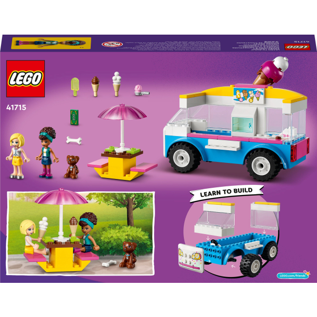 Конструктори LEGO - Конструктор LEGO Friends Фургон із морозивом (41715)#3