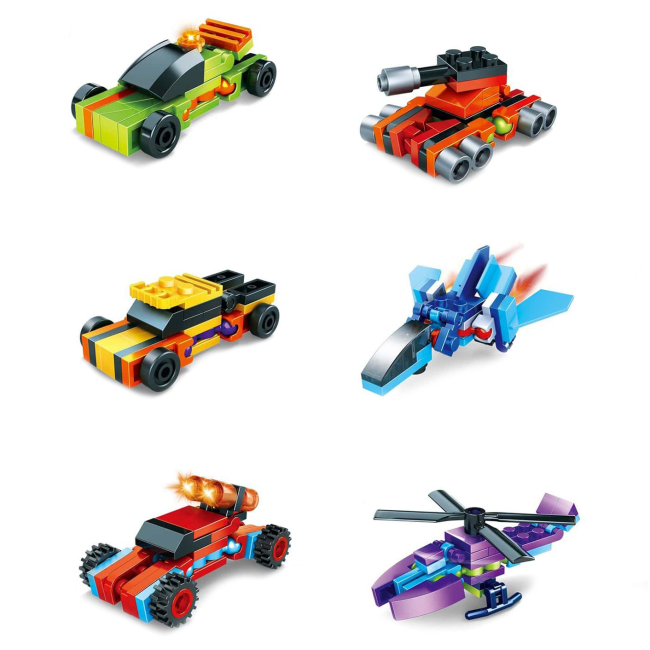 Конструктори з унікальними деталями - Конструктор Star tribe Mini Blocks Робот-трансформер в асортименті (CJ-2224433)#2