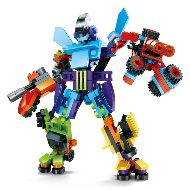 Конструктори з унікальними деталями - Конструктор Star tribe Mini Blocks Робот-трансформер в асортименті (CJ-2224433)#3