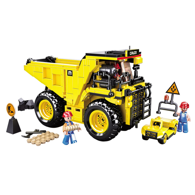 Конструктори з унікальними деталями - Конструктор Sluban Town Кар'єрна вантажівка (M38-B0806)#2