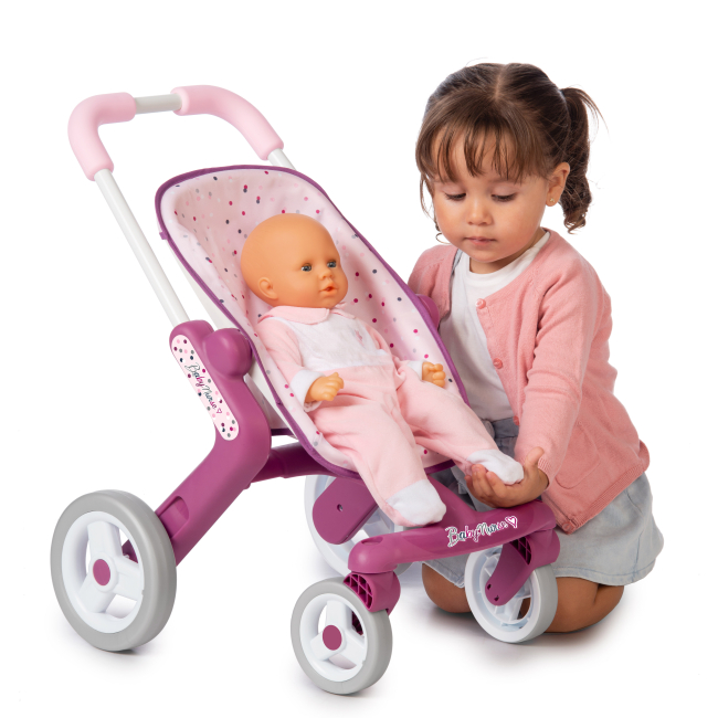 Транспорт і улюбленці - Коляска Smoby Baby nurse Прованс Прогулянка (251203)#2