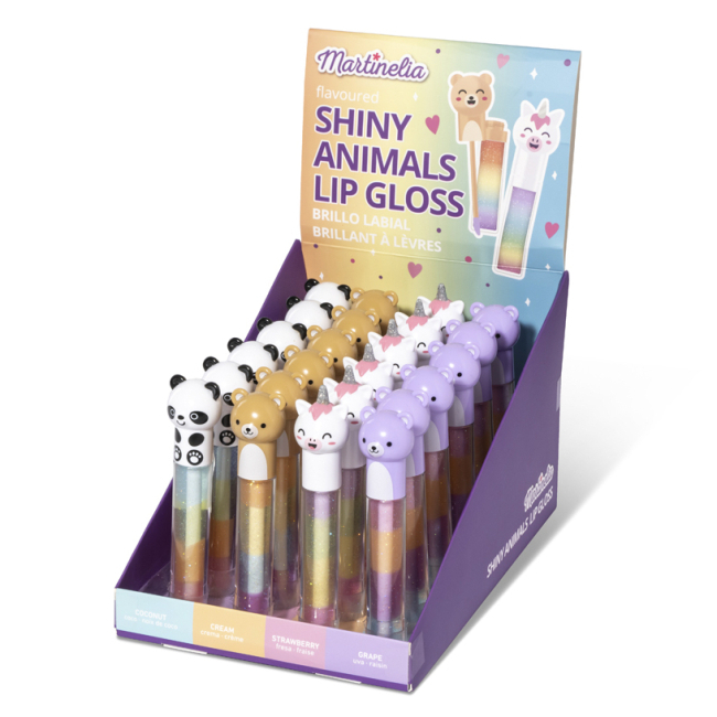 Косметика - Блиск для губ Martinelia Тварини в асортименті (79101)#4