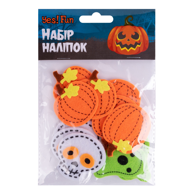 Аксессуары для праздников - Набор наклеек Yes! Fun Хэллоуин А нам не страшно 12 штук (974478)#2