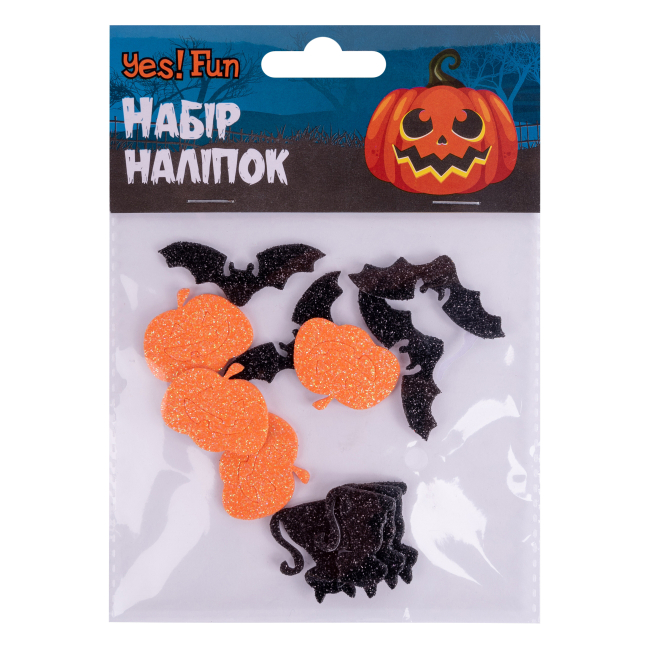 Аксессуары для праздников - Набор наклеек Yes! Fun Хэллоуин Ужасная компания 12 штук (974473)#2