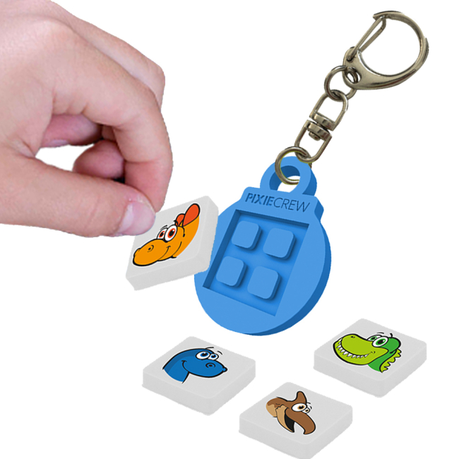 Брелоки - Брелок Pixie Crew Динозаврики голубий (PXX-05-90)#2